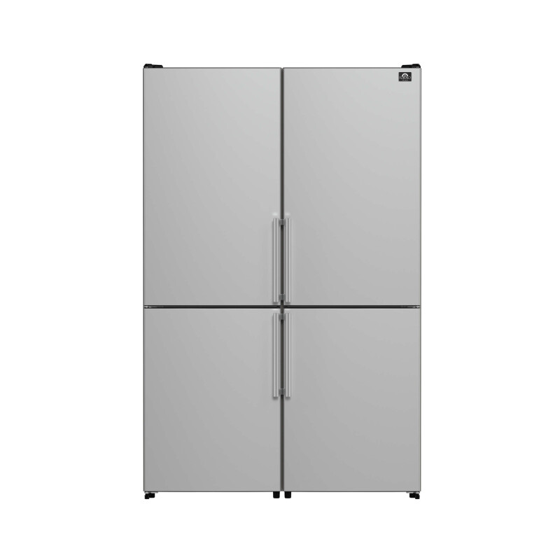 Forno Guardia 46.8-Inch Double Bottom Freezer Refrigerators, Total Capacity 21.6 cu.ft, ENERGY STAR Certified Stainless Steel FFFFD177848 Picture 1