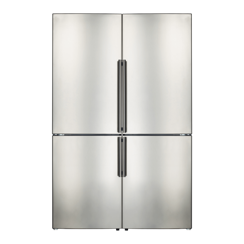 Forno Freestanding 48 Inch Side by Side Bottom Mount Freezer Refrigerator with 22.2 Cubic Ft. Total Capacity Combo Stainless Steel FFFFD194848S Picture 1